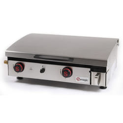 Plancha gaz 2 brûleurs Arenc 6 kW - Somagic