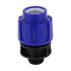 Raccord compression polypropylène CEPEX 10bar Mâle 3/4 PE O25