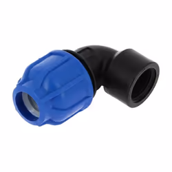 Coude 90° polypropylène compression 10bar Femelle 1" PE Ø25 Coude compression 90° Ø25 femelle 26-34 10 bar Caractéristiques G ...
