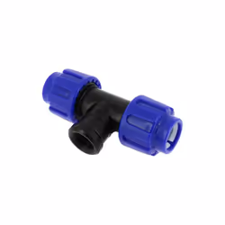 Té polypropylène compression 10bar Femelle 3/4 PE Ø25 Te comptession femelle à visser BSP. Caractéristiques DN 20x20 Genre fe ...