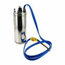 Moteur de pompe de forage Ø99 triphasé 3ch type L4C Moteur immergé 4" à bain d'eau avec enroulement du stator encapsulé. Cara ...