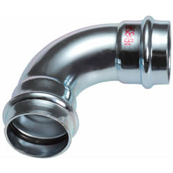 IBP - Coude 90° acier carbone à sertir Femelle Ø15