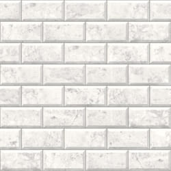 Papier peint - Muriva - E62900 - Blanc - Effet carrelage - 1005 m x 53 cm