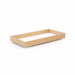 AT4 -  Tiroir de lit bébé Essentiel en bois  Hêtre Verni - Taille unique