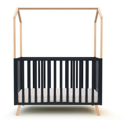 AT4 - Lit cabane bébé évolutif confort en bois