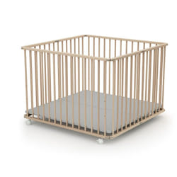 Les Tendances - webaby Parc bébé pliant en bois