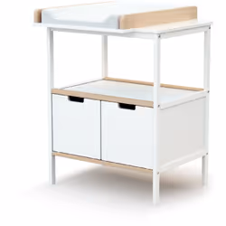 Le beau meuble à langer ESSENTIEL pour bébé Ce meuble à langer moderne en bois vous aidera à prendre soin de bébé. Pratique a ...