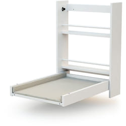 AT4 - Table à langer murale rabattable avec matelas ESSENTIEL en bois
