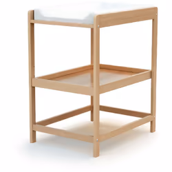 Une petite table à langer 1 étagère pour bébé Une élégante table à langer aux lignes épurées et aux dimensions réduites. Elle ...