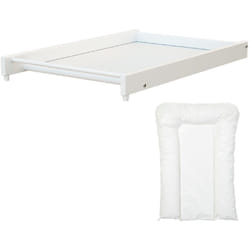 AT4 - Grand plan à langer en bois amovible avec matelas essentiel