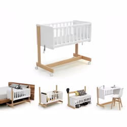 Un joli berceau Cododo Confort ! Un berceau-cododo transformable astucieux et technique qui évolue au rythme de votre enfant. ...