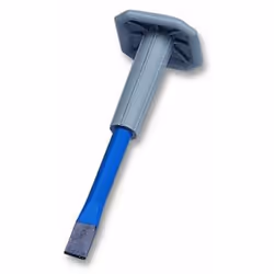 Taillant en acier forgé trempé, réaffutable, poignée de protection Descriptif du produit: Ciseau de maçon 350 mm et pare-coup ...