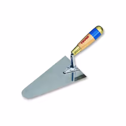 Pour maçonner. cimenter et crépir. Ronde. Longueur utile : 20 cm. Lame en inox écroui (ne tache pas les enduits). Patte en al ...