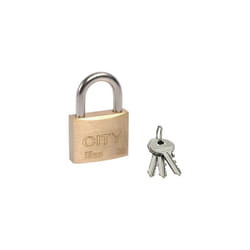 Cadenas CITY 30 mm - ISEO Jaune/Doré S'entrouvrant
