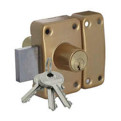 City - Verrou 26 à double entrée gâche huisserie bois cylindre de 60mm - iseo - 10022601