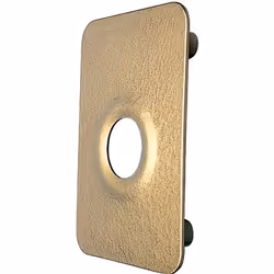 Contre-plaque renforcement pour portes en isoplane - City - 2 entrées - Européen - Standard - Mat