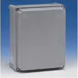 Boîte de jonction PVC IP55 IK07 RAL7035 Int.H220W168D106 Porte opaque. Gamme : Thalassa application de l'appareil : polyvalen ...