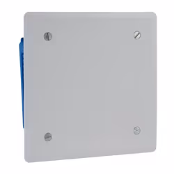 Présentation Modulo - Boîte de dérivation à sceller - bleu RAL 5015 105x105X42 mm IP20 PS (polystyrène) Livrée avec couvercle