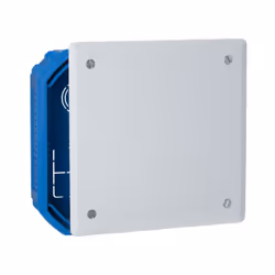 Modulo - Boîte de dérivation à sceller - 135 x 135 x 47 mm - bleu RAL 5015 - Livrée avec couvercle - IP20 - lot de 5 - PS (po ...