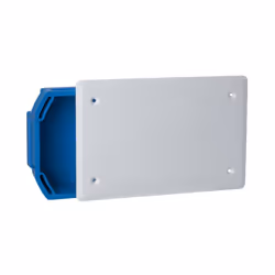 Modulo - Boîte de dérivation à sceller - 160 x 100 x 45 mm - bleu RAL 5015 - Livrée avec couvercle de protection - IP20 - lot ...