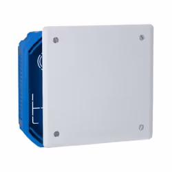 Modulo - Boîte de dérivation à sceller - 165 x 165 x 47 mm - bleu RAL 5015 - Livrée avec couvercle - IP20 - lot de 5 - PS (po ...