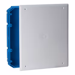 Présentation Modulo - Boîte de dérivation à sceller - bleu RAL 5015 292x213x60 mm IP20 PS (polystyrène) Livrée avec couvercle