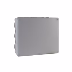 Boite de derivation grise 325x275x120mm grise couvercle + 20 entrées à embouts étanche IP55 Mureva Box Mureva Box, boite de d ...