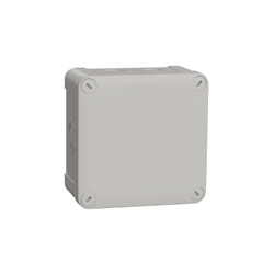 Schneider Electric - schneider mureva box boite de dérivation étanche IP55 105X105X55 grise - ENN05085