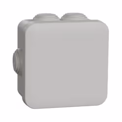 Boîte de dérivation - SCHNEIDER ELECTRIC - MUREVA BOX - 80 x 80 x 45 mm - IP55 - 7 entrées de câble
