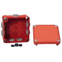 SCHNEIDER Mureva Box Boite de dérivation étanche IP55 105x105x55 rouge - ENN05165Cette boîte de dérivation étanche Schne ...