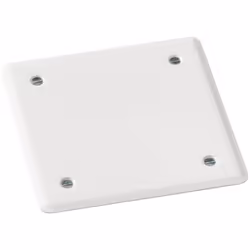 Présentation Modulo, couvercle blanc 128 x 128 mm Pour boîte de dérivation PS (polystyrène) Par vis Schneider Electric