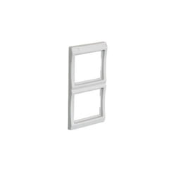 Schneider Electric - Plaque double verticale grise pour appareillage étanche composable encastré mureva sarel ENN34151