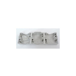 Schneider Electric - Boîtier apparent 3 postes gris horizontal 227X72.5X38mm pour appareillage étanche composable IP55 mureva schneider ENN37913