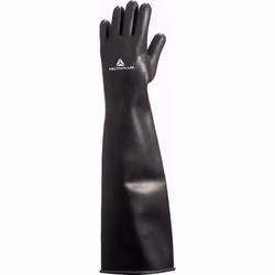 Le GANT DELTA PLUS LATEX NOIR LONGUEUR 60 CM TAILLE 10 -LA60010 est conçu pour offrir une protection maximale dans des enviro ...