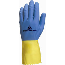 Delta Plus - gant latex menage duocolor 330 -VE330BJ0 T9,5