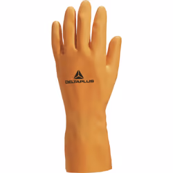 Découvrez les GANTS DELTA PLUS LATEX 'LOURD' VENIPRO 450, des gants jetables en latex poudré, idéaux pour assurer une protect ...