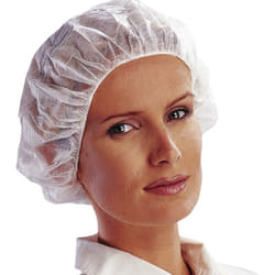 Delta Plus - 100 charlottes rondes polyprolene bleu PO110 tu