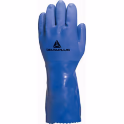 Découvrez le GANT DELTA PLUS TREMPE EN PVC SUPPORT COTON TYPE PETROLIER -VE780BL0, conçu pour une protection optimale dans de ...