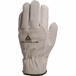 Découvrez le Gant Delta Plus Paume Fleur de Bovin / Dos Croûte Grise - FCN290, un accessoire indispensable pour tous vos trav ...