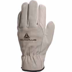 Découvrez le Gant Delta Plus Paume Fleur de Bovin / Dos Croûte Grise - FCN290, un accessoire indispensable pour tous vos trav ...