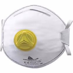 Masque respiratoire avec soupape Delta Plus FFP2 M1200V; 10 unités