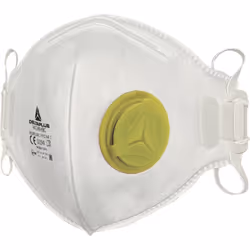 Le masque respiratoire de Delta Plus est conçu pour une utilisation pratique grâce à sa structure pliable en vertical. Son fo ...