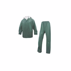 Ensemble de pluie imperméable Delta Plus 304 taille L vert polyester enduit double face PVC L'ensemble de pluie Delta Plus 30 ...