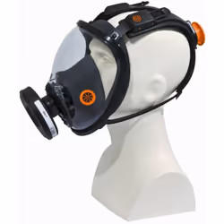 MASQUE RESPIRATOIRE COMPLET - FIXATION ROTOR® Masque complet respiratoire en silicone. Système innovant de fixation Rotor® (b ...