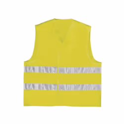 Gilet Haute Visibilité Jaune TL Deltaplus Gilet à fermeture par bande agrippante. Haute visibilité classe 2. Montage parallèl ...