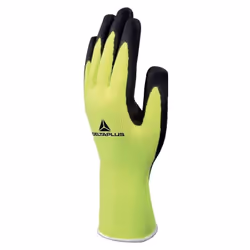 Gants 100% polyester sans couture. Enduction mousse de latex sur la paume et le bout des doigts. Grande dextérité et résiste  ...
