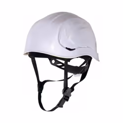 Casque de chantier en ABS. Style casque de montagne : sans visière pour une meilleure vision verticale. Très peu d’encombreme ...