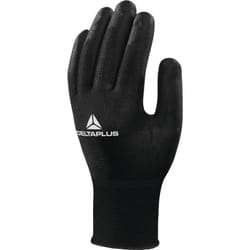 Delta Plus - gant tricot polyamide - paume enduite pu- hestia black - VV702NO0 T8
