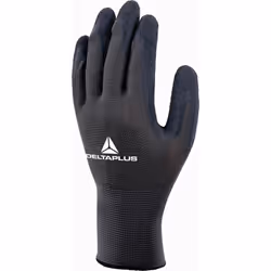 Découvrez le GANT DELTA PLUS TRICOT POLYESTER - PAUME ENDUITE LATEX - VE630GR0, un accessoire de protection essentiel pour vo ...