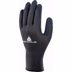 Découvrez le GANT DELTA PLUS TRICOT POLYESTER - PAUME ENDUITE LATEX - VE630GR0, un accessoire de protection essentiel pour vo ...